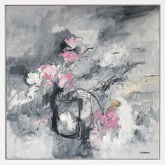 Original - Fifty Shades Of Grey And Pink Framed