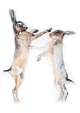 Animals Hare - Fight Club Unframed