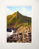 Co Antrim - First Light Giant's Causeway Unframed 60x47.5
