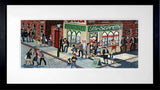 Fish And Chips On Friday Night (Print) Black Frame