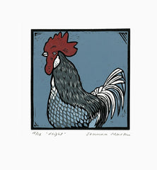 Lino Print - Flight Unframed