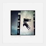 Belfast - Flying Figures E. Frink White Frame (No Mount)