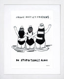 Other - Friends White Frame