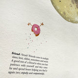 Edition Print - The Dictionary Story - Friendship - Limited Edition