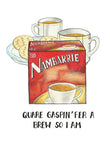 Drinks - Nambarrie Tea-A2 -Unframed