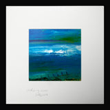 Print - Gathering Waves, Ballycastle Black Frame
