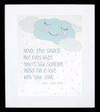 Never Stop Smiling Framed
