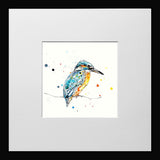 Print Open Edition Animals - Gaze-12 x 12-Small Flat Black Frame