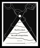Geoffrey Chaucer - The Lyf So Short Black Box Frame