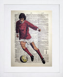 George Best White Frame