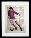 George Best Black Frame