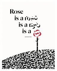 Gertrude Stein - Rose Unframed