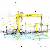 Print Open Edition Landscapes - Giants Of Belfast
