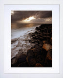 Co Antrim - Giant's Causeway Evening Frame White 