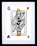 Gin - Hearts Black Frame