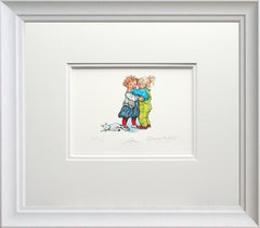 Girlfriends Artist Proof White Scoop Frame