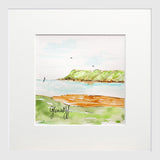 Glenariff Small Flat White Frame