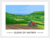 Co Antrim - Glens Of Antrim Glenariff Frame White 40x30 No Mount