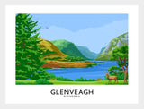 Co Donegal - Glenveagh-40 x 30-White Box Frame (No Mount)