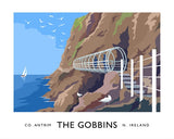 Co Antrim - The Gobbins Unframed 40x30