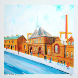 Goin to the Swimmers Unframed 40 x 40