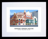 Belfast - Grand Opera House Frame Black 40x30withmount