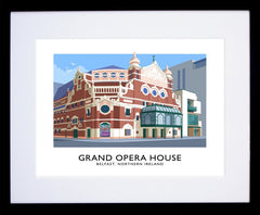 Belfast - Grand Opera House Frame Black 40x30withmount