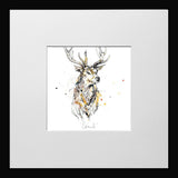 Print Open Edition Animals - Grand II-12 x 12-Small Flat Black Frame