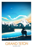 National Park - Grand Teton Unframed