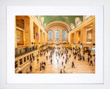 Grand Central Terminal New York Frame White