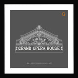 Grand Opera House Belfast Black frame 15x15