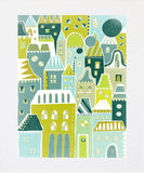 Green Houses Unframed