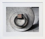 Paris In Grey - Metal Ring Frame White 