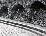 Paris In Grey - Stone Archways Unframed