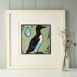 Lino Print - Guillemot