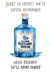 Drinks Gin - Gunpowder Irish Unframed