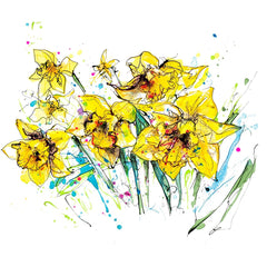 Print Open Edition Floral - Happy Days