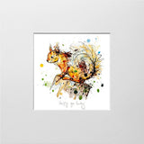 Print Open Edition Floral - Happy Go Lucky-12 x 12-Unframed
