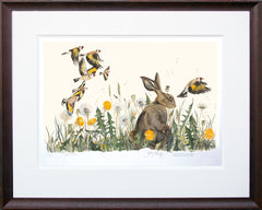 The Lost Words - Dandelion With Hare Framed