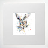 Print Open Edition Animals - Hartley-12 x 12-Small Flat White Frame