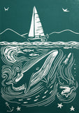 Lino Print - Hebrides 1
