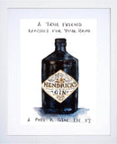 Drinks Gin - Hendricks Two White Frame