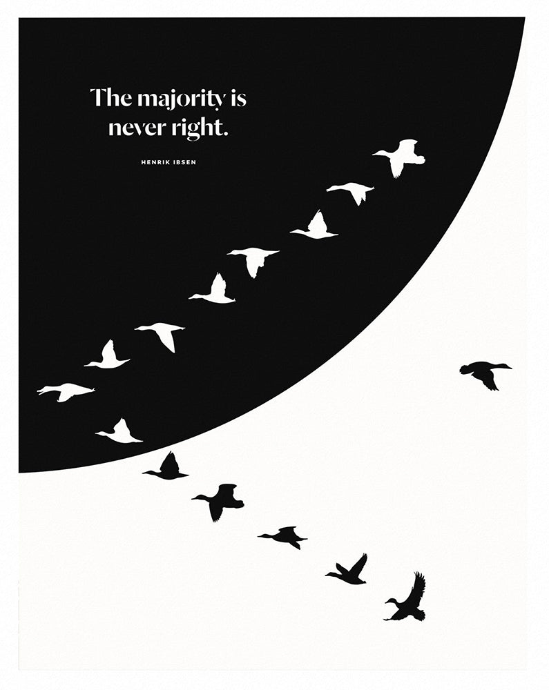 Henrik Ibsen - Majority Unframed