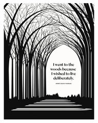Henry David Thoreau - Woods Unframed