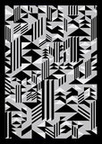 Pattern - Higher (Monochrome) Black frame