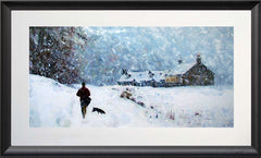 Other - Home From The Fields Black Bevelled Frame 