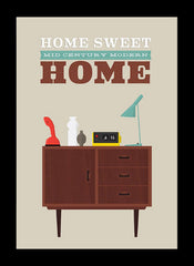 Home Sweet Home  Frame Black
