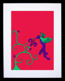 Honeysuckle Framed