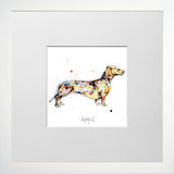 Print Open Edition Animals - Hopeful-12 x 12-Small Flat White Frame
