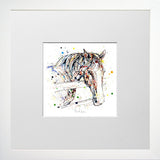 Print Open Edition Animals - Hudson-12 x 12-Small Flat White Frame